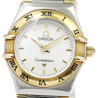 オメガ(OMEGA)のオメガ OMEGA 1362.70 コンステレーション ミニ YGコンビ ハーフバー クォーツ レディース 箱・保証書付き_803880(腕時計)