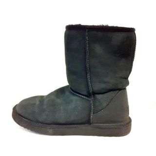 アグ(UGG)のUGG(アグ) ショートブーツ W 8 レディース クラシックショート 5825 黒 ムートン(ブーツ)