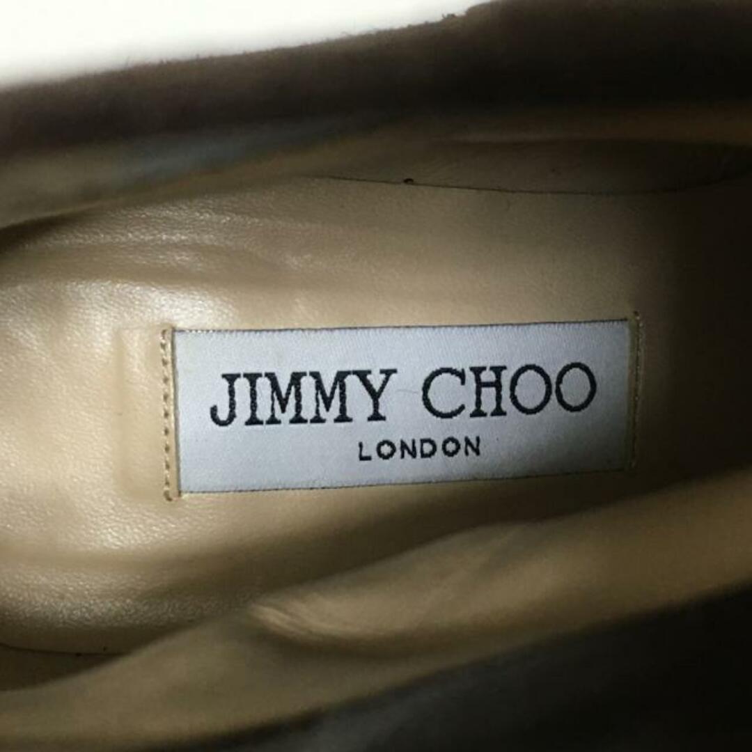 JIMMY CHOO(ジミーチュウ)のJIMMY CHOO(ジミーチュウ) ショートブーツ 36 レディース - ダークブラウン アウトソール張替済 スエード レディースの靴/シューズ(ブーツ)の商品写真