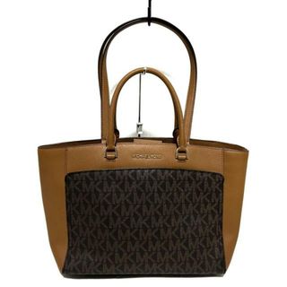 マイケルコース(Michael Kors)のMICHAEL KORS(マイケルコース) トートバッグ エイコーン 35S8GY3T7B ダークブラウン×ブラウン 2way PVC(塩化ビニール)×レザー(トートバッグ)