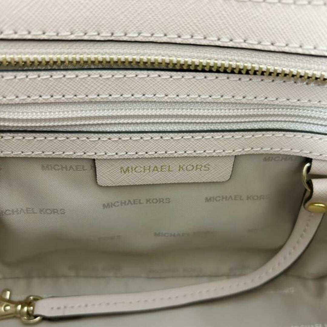 Michael Kors(マイケルコース)のMICHAEL KORS(マイケルコース) ショルダーバッグ - 30T4MLMM2T ピンク×アイボリー レザー レディースのバッグ(ショルダーバッグ)の商品写真