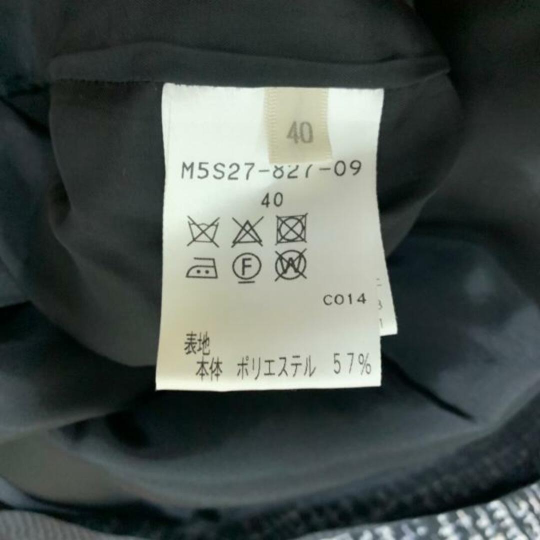 EPOCA(エポカ)のEPOCA(エポカ) スカート サイズ40 M レディース美品  - 黒×白 ひざ丈 レディースのスカート(その他)の商品写真