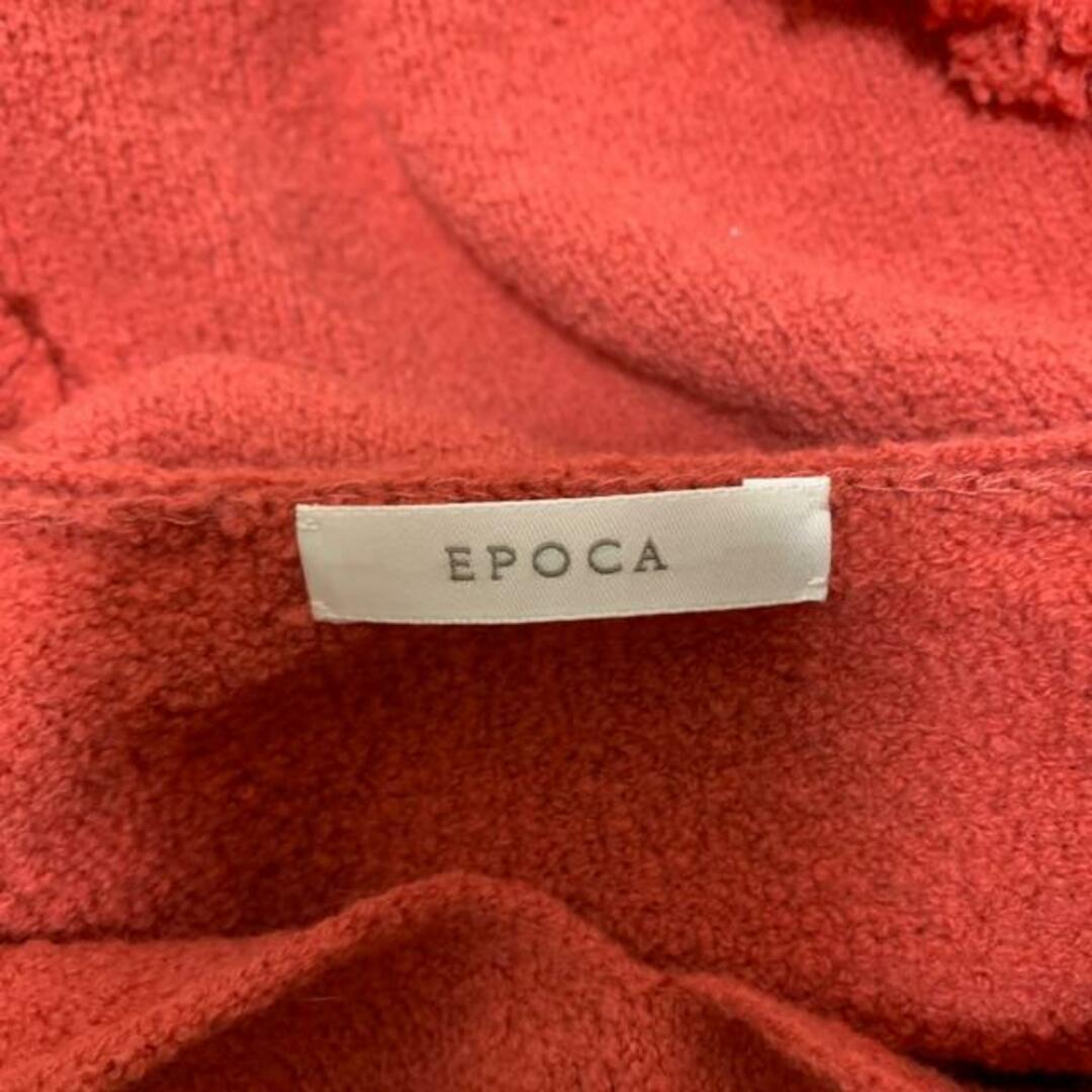 EPOCA(エポカ)のEPOCA(エポカ) 長袖セーター サイズ40 M レディース美品  - レッド レディースのトップス(ニット/セーター)の商品写真