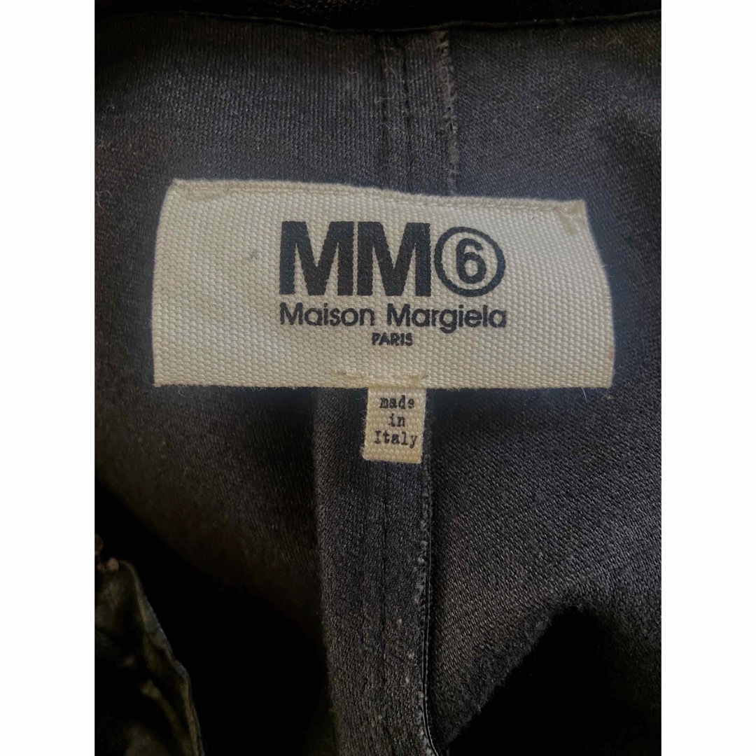 MM6(エムエムシックス)のMM6 MaisonMargiela   エコレザーロングスカート　ブラック レディースのスカート(ロングスカート)の商品写真