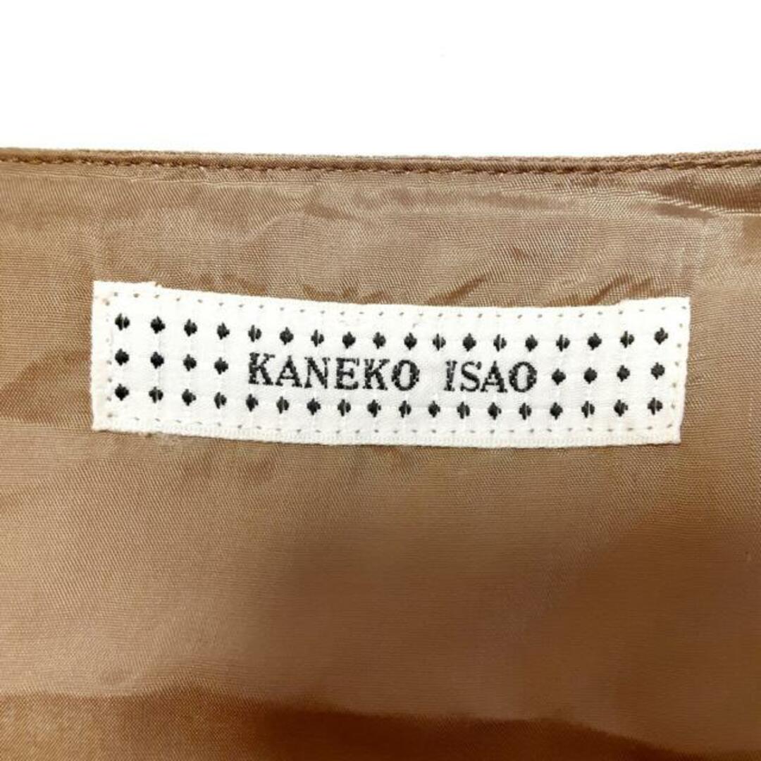 KANEKO ISAO(カネコイサオ)のKANEKO ISAO(カネコイサオ) ワンピース レディース - ブラウン キャミワンピ/ロング レディースのワンピース(その他)の商品写真