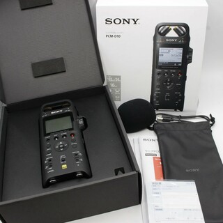 SONY - 【美品】SONY PCM-D10 16GB リニアPCMレコーダー ハイレゾ録音対応 XLR/TRSコンボジャック バランス入力対応 ソニー 本体