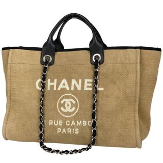 シャネル(CHANEL)のシャネル ドーヴィルライン チェーン トートバッグ レディース 【中古】(トートバッグ)