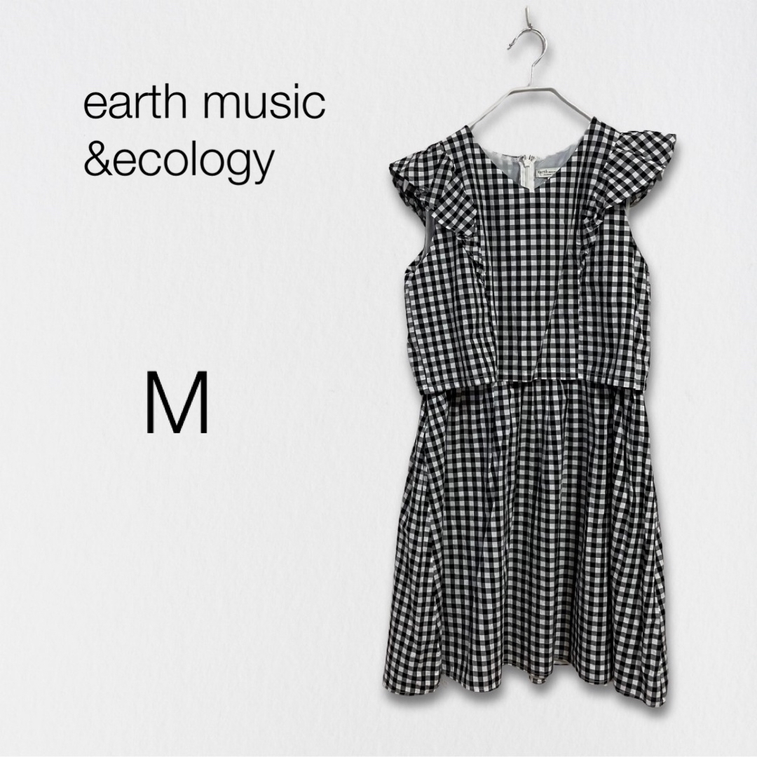 earth music & ecology(アースミュージックアンドエコロジー)のearth music&ecology セットアップ風ワンピース フェミニン レディースのワンピース(ひざ丈ワンピース)の商品写真