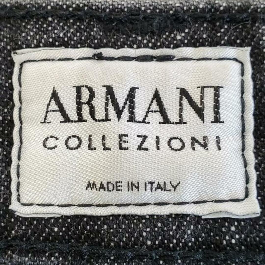 ARMANI COLLEZIONI(アルマーニ コレツィオーニ)のARMANICOLLEZIONI(アルマーニコレッツォーニ) ジーンズ サイズ40 M レディース - 黒 フルレングス レディースのパンツ(デニム/ジーンズ)の商品写真