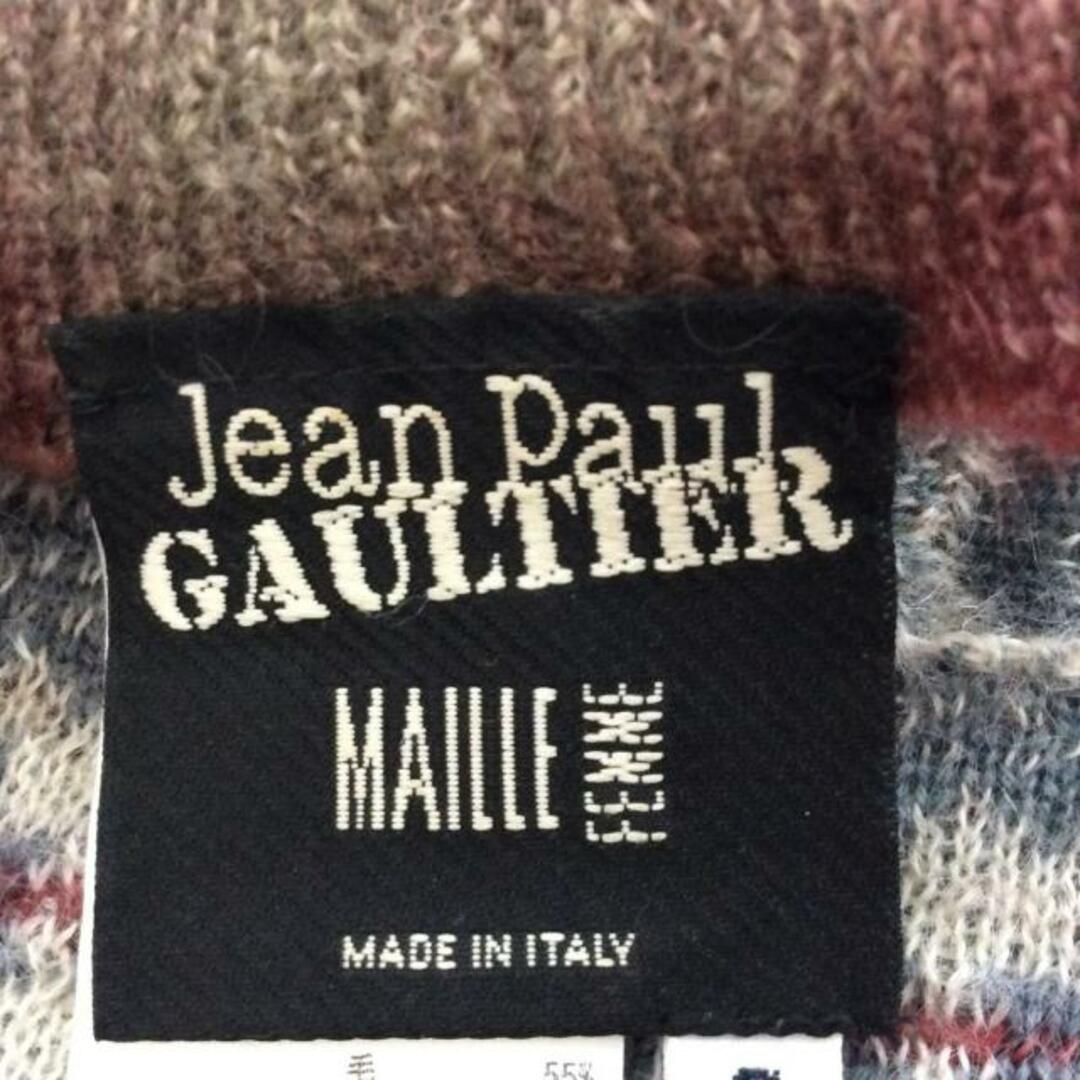 Jean-Paul GAULTIER(ジャンポールゴルチエ)のJeanPaulGAULTIER(ゴルチエ) 長袖セーター サイズS レディース - グリーン×ボルドー×マルチ ハイネック/FEMME レディースのトップス(ニット/セーター)の商品写真