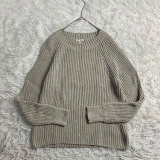 ギャップ(GAP)の【GAP 】S コットン ニット セーター ラグラン 古着 長袖 デザインニット(ニット/セーター)