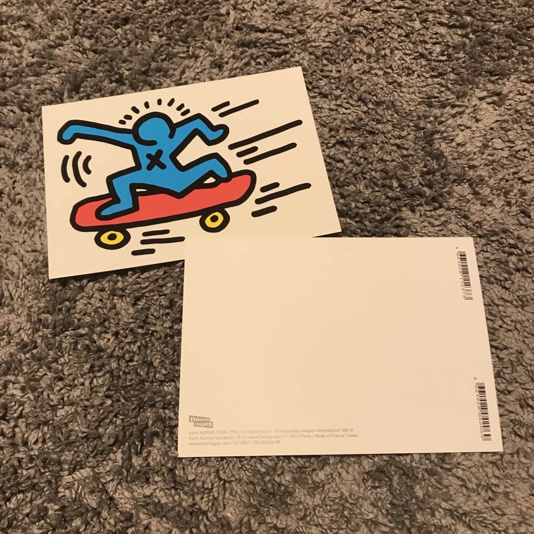 KEITH HARING(キースヘリング)のキースヘリング　ポストカード インテリア/住まい/日用品のインテリア小物(その他)の商品写真