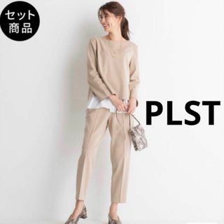 PLST - プラステ 23SS ショートスウェットプルオーバー トレーナー