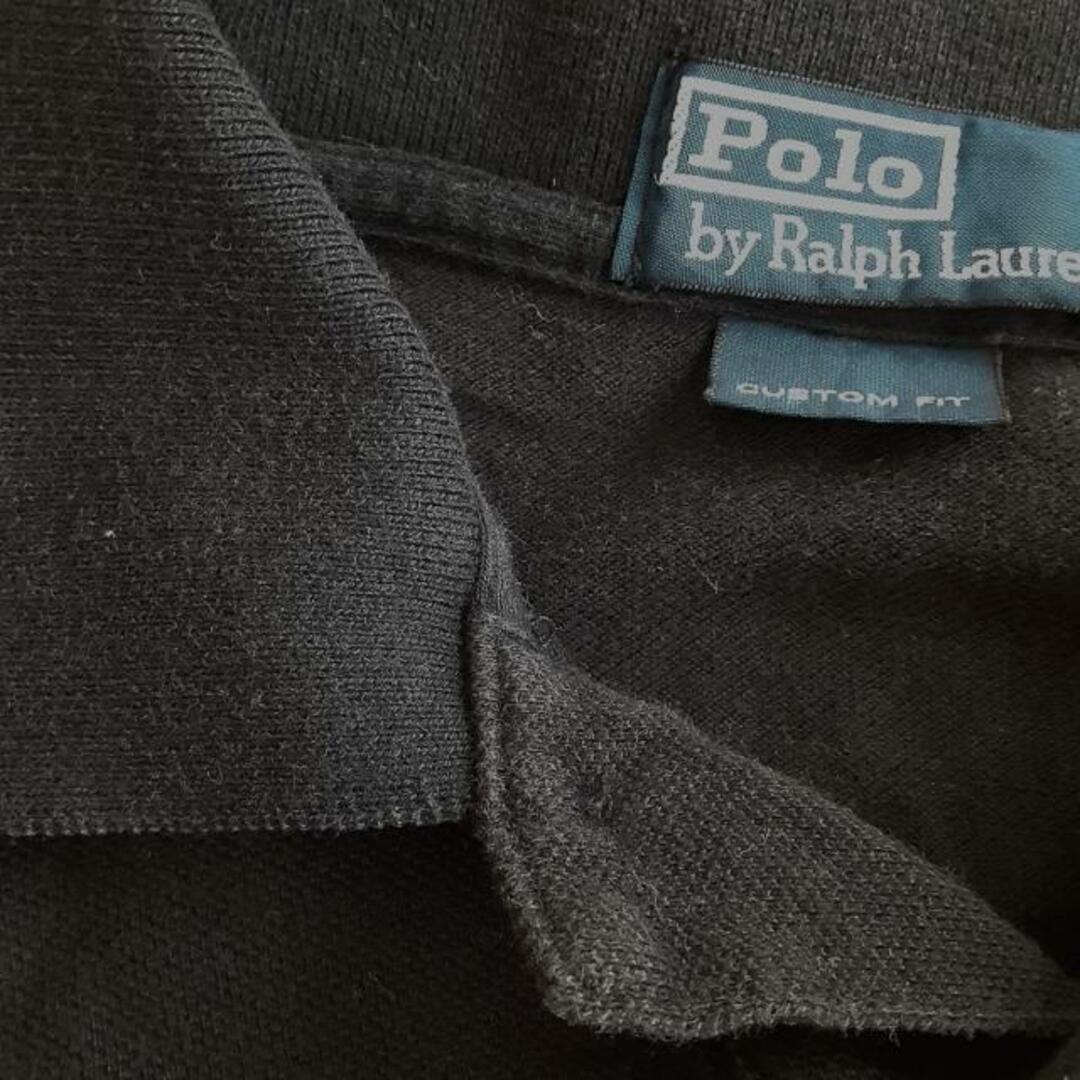 POLO RALPH LAUREN(ポロラルフローレン)のPOLObyRalphLauren(ポロラルフローレン) 半袖ポロシャツ サイズS レディース - 黒×レッド×マルチ 刺繍 レディースのトップス(ポロシャツ)の商品写真