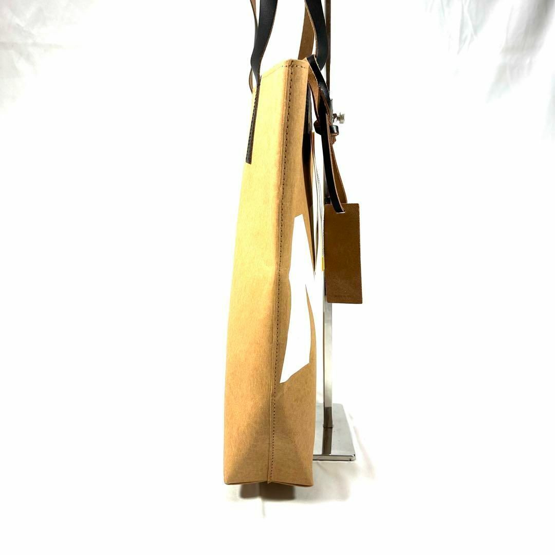 Marni(マルニ)の【未使用品】MARNI マルニ ブラウン ペーパー ロゴ トート ユニセックス レディースのバッグ(トートバッグ)の商品写真