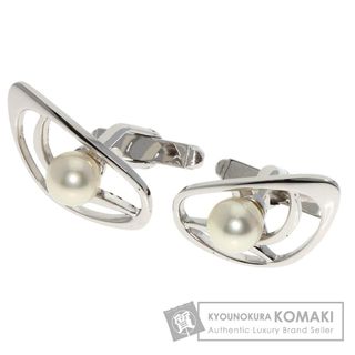 MIKIMOTO パール 真珠 カフス SV メンズ