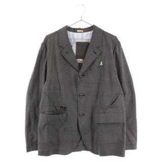 UNDERCOVER アンダーカバー Shepherd UNDERCOVER US1B4101-2 ザシェパード チェックパッカリングクルーズジャケット グレー