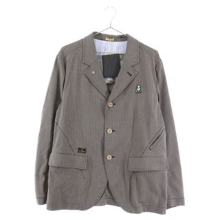 アンダーカバー(UNDERCOVER)のUNDERCOVER アンダーカバー Shepherd UNDERCOVER US1B4101-2 ザシェパード グレンチェックパッカリングクルーズジャケット グレー(フライトジャケット)