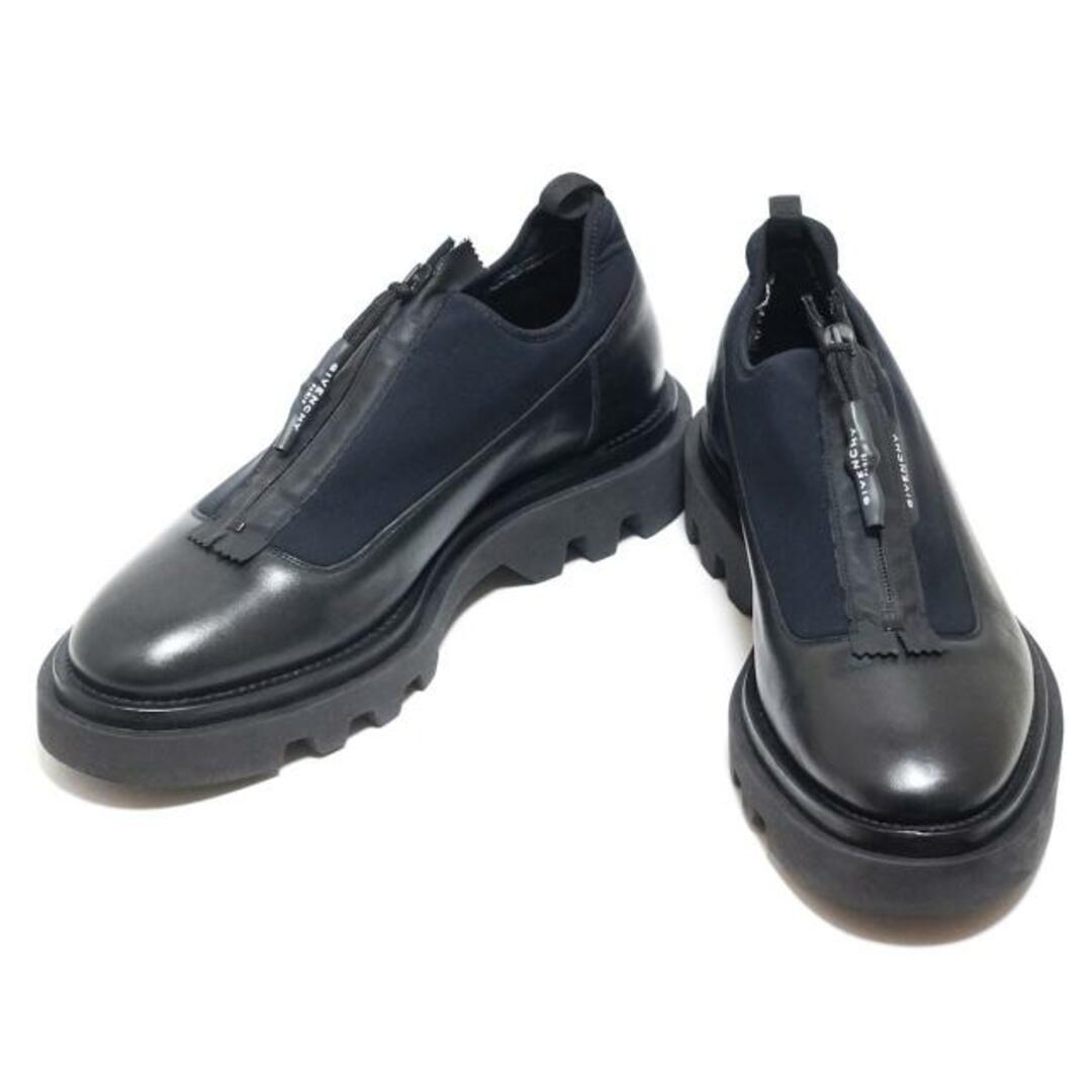 GIVENCHY(ジバンシィ)のGIVENCHY(ジバンシー) スニーカー 41 メンズ - 黒 レザー×化学繊維 メンズの靴/シューズ(スニーカー)の商品写真