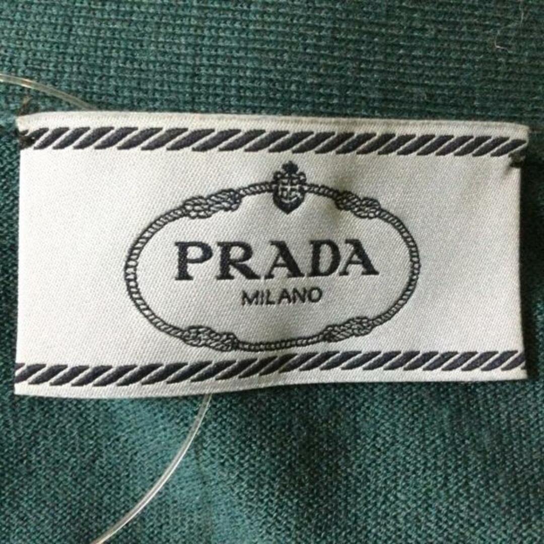 PRADA(プラダ)のPRADA(プラダ) カーディガン サイズ38 S レディース - ダークグリーン 長袖 レディースのトップス(カーディガン)の商品写真