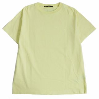 ルイヴィトン(LOUIS VUITTON)の極美品□20SS LOUIS VUITTON/ルイヴィトン インサイドアウト 無地 コットン100％ 半袖Tシャツ/カットソー S イエロー イタリア製 正規品(Tシャツ/カットソー(半袖/袖なし))