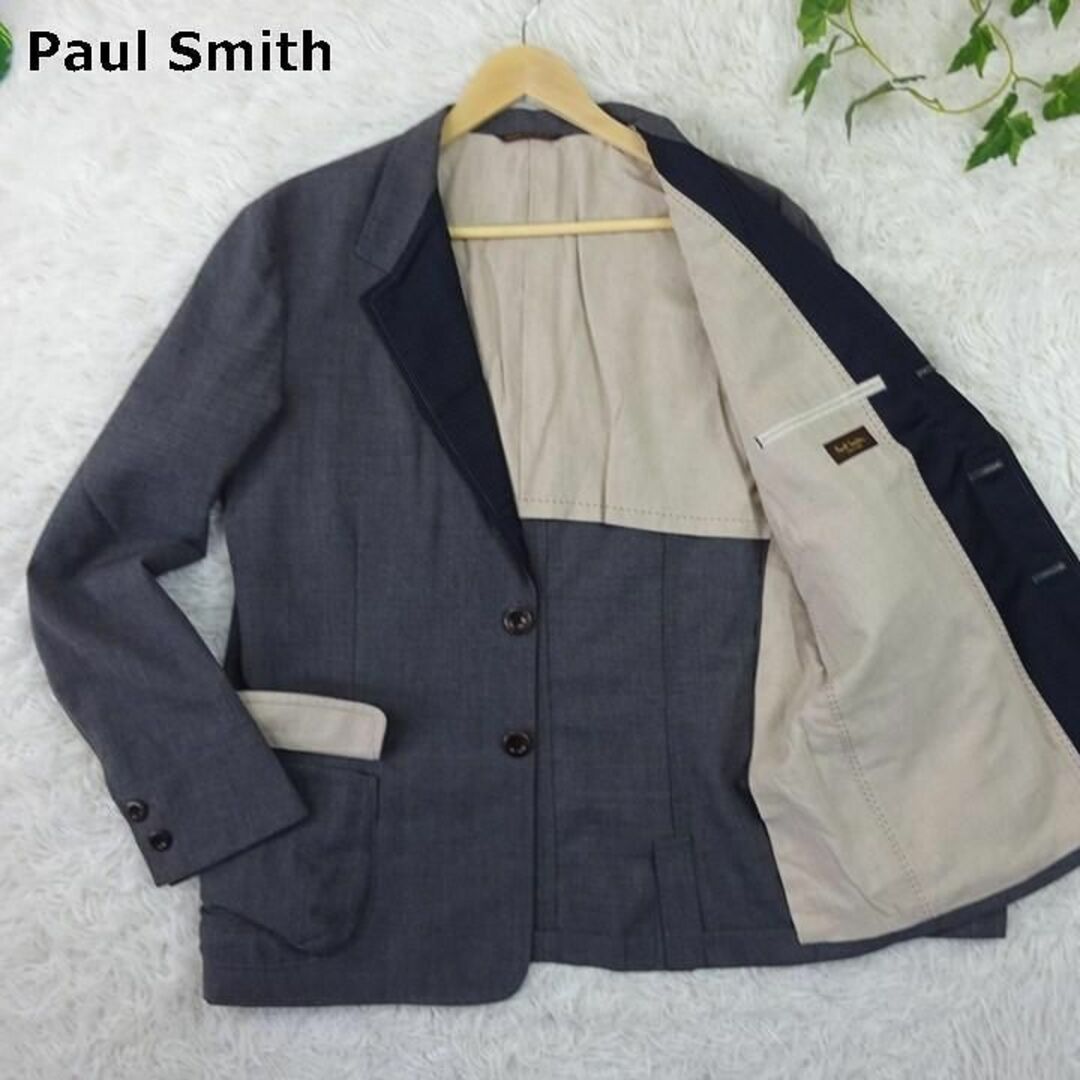 Paul Smith COLLECTION(ポールスミスコレクション)のポールスミスコレクション　デザイナーズテーラードジャケット　段返り5ボタンXLX メンズのジャケット/アウター(テーラードジャケット)の商品写真