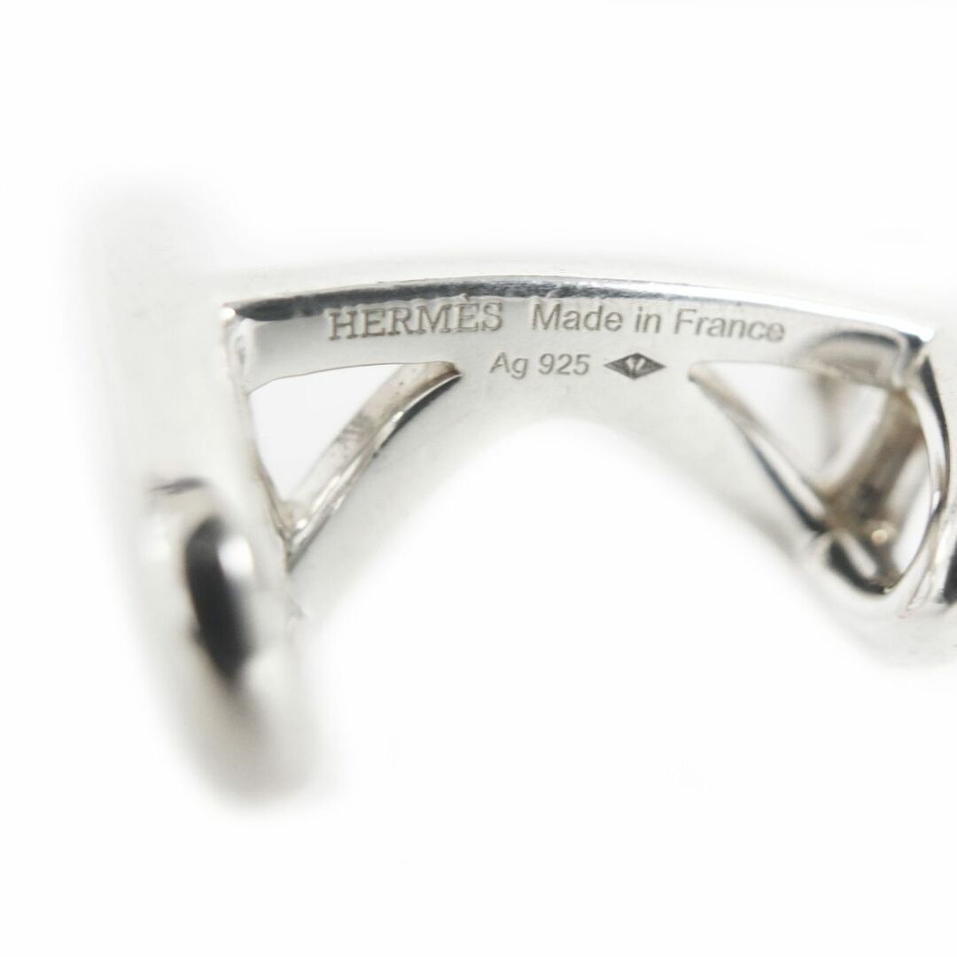 Hermes(エルメス)の美品□HERMES/エルメス　シェーヌダンクル　Ag925　スターリングシルバー　カフスボタン/カフリンクス　フランス製　総重量12.75g　 メンズ メンズのファッション小物(カフリンクス)の商品写真