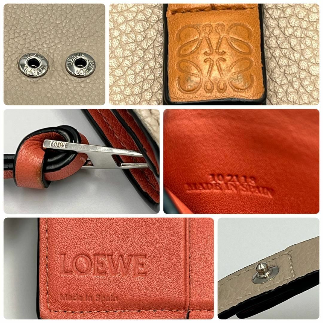 LOEWE(ロエベ)のLOEWE 折り財布 コンパクト ジップウォレット ソフトグレインカーフ レディースのファッション小物(財布)の商品写真