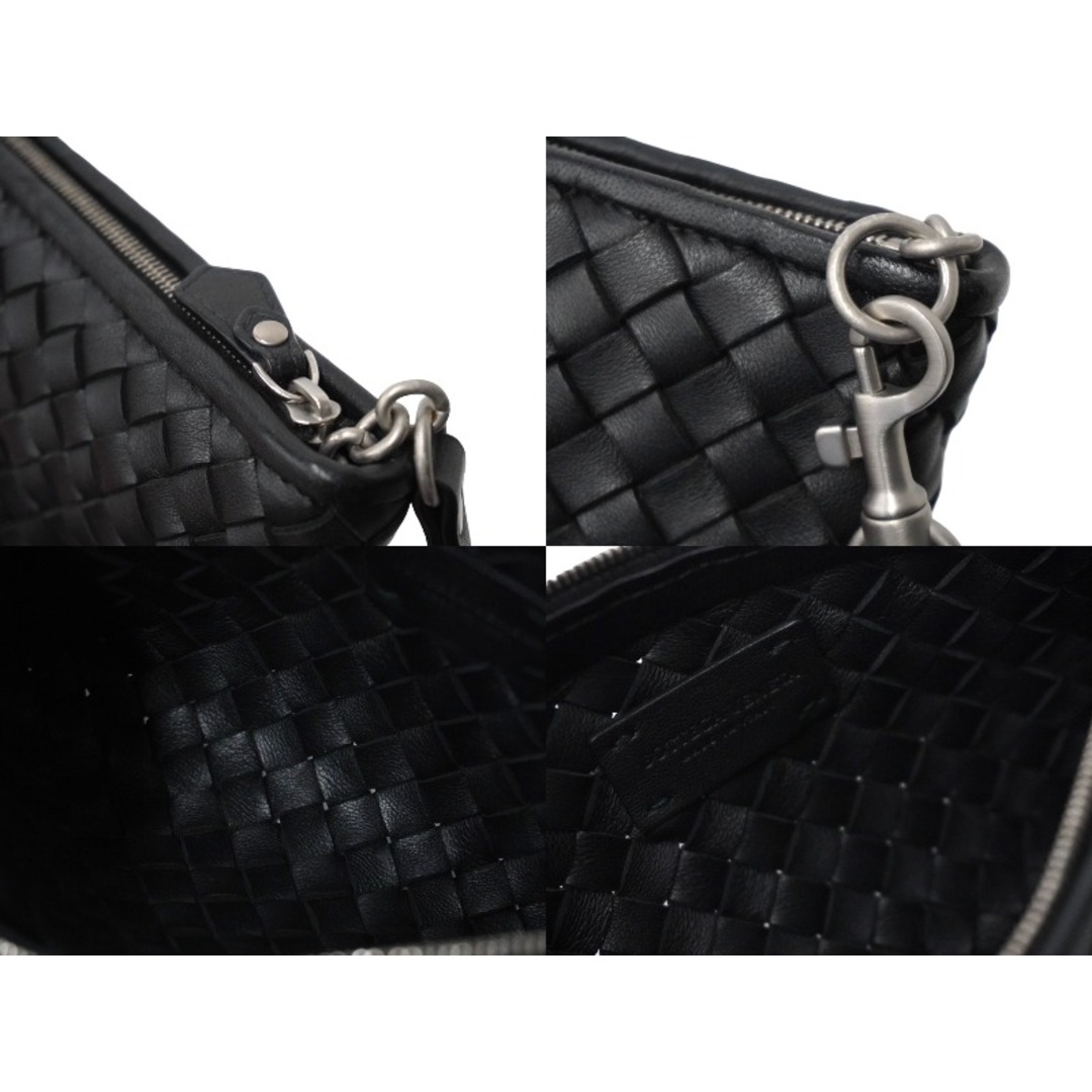 Bottega Veneta(ボッテガヴェネタ)のBOTTEGAVENETA ボッテガヴェネタ ショルダーバッグ カバ ハイテクポーチ イントレチャート 567161 シルバー金具 美品 中古 60638 レディースのバッグ(ハンドバッグ)の商品写真