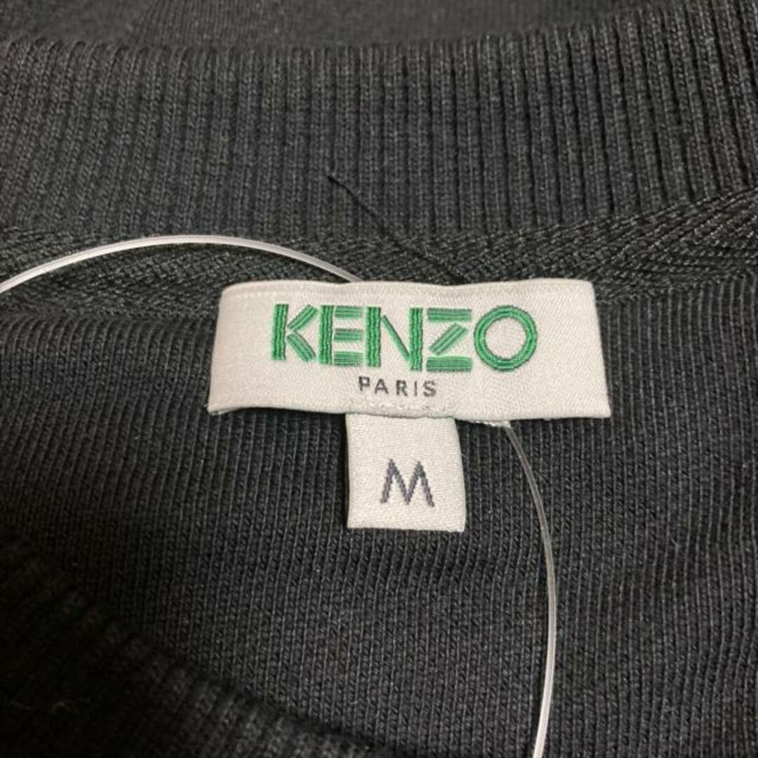 KENZO(ケンゾー)のKENZO(ケンゾー) トレーナー サイズM メンズ - 黒×ネイビー×マルチ 長袖/フラワー(花) メンズのトップス(スウェット)の商品写真