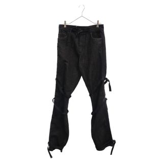 ラフシモンズ(RAF SIMONS)のRAF SIMONS ラフシモンズ 03SS 消費者期 Bondage Denim ARCHIVE ボンテージデニムパンツ アーカイブ ブラック(デニム/ジーンズ)