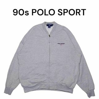 ポロラルフローレン(POLO RALPH LAUREN)の90s POLOSPORT　フルジップスウェットトレーナー　古着　ポロスポーツ(スウェット)