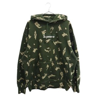 シュプリーム(Supreme)のSUPREME シュプリーム 21AW Box Logo Hooded Sweatshirt Olive Russian Camo ボックスロゴ ロシアンカモ フーデッド プルオーバーパーカー スウェット グリーン(スウェット)