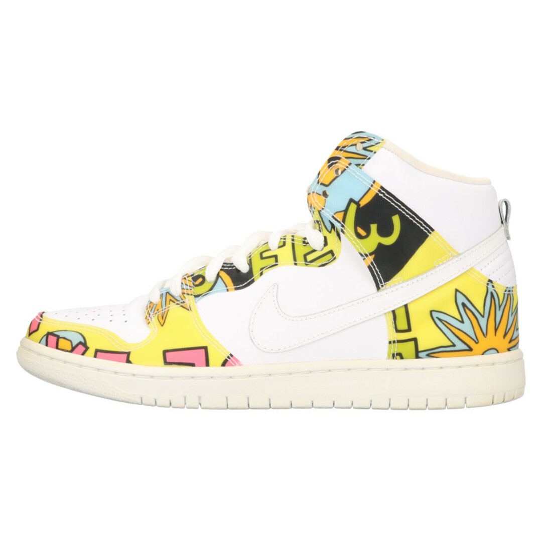 NIKE(ナイキ)のNIKE SB ナイキエスビー DUNK HIGH PRM DLS SB QS DE LA SOUL ダンクハイ デラソウル ハイカットスニーカー 748751-177 US9.5/27.5cm ホワイト/マルチ メンズの靴/シューズ(スニーカー)の商品写真