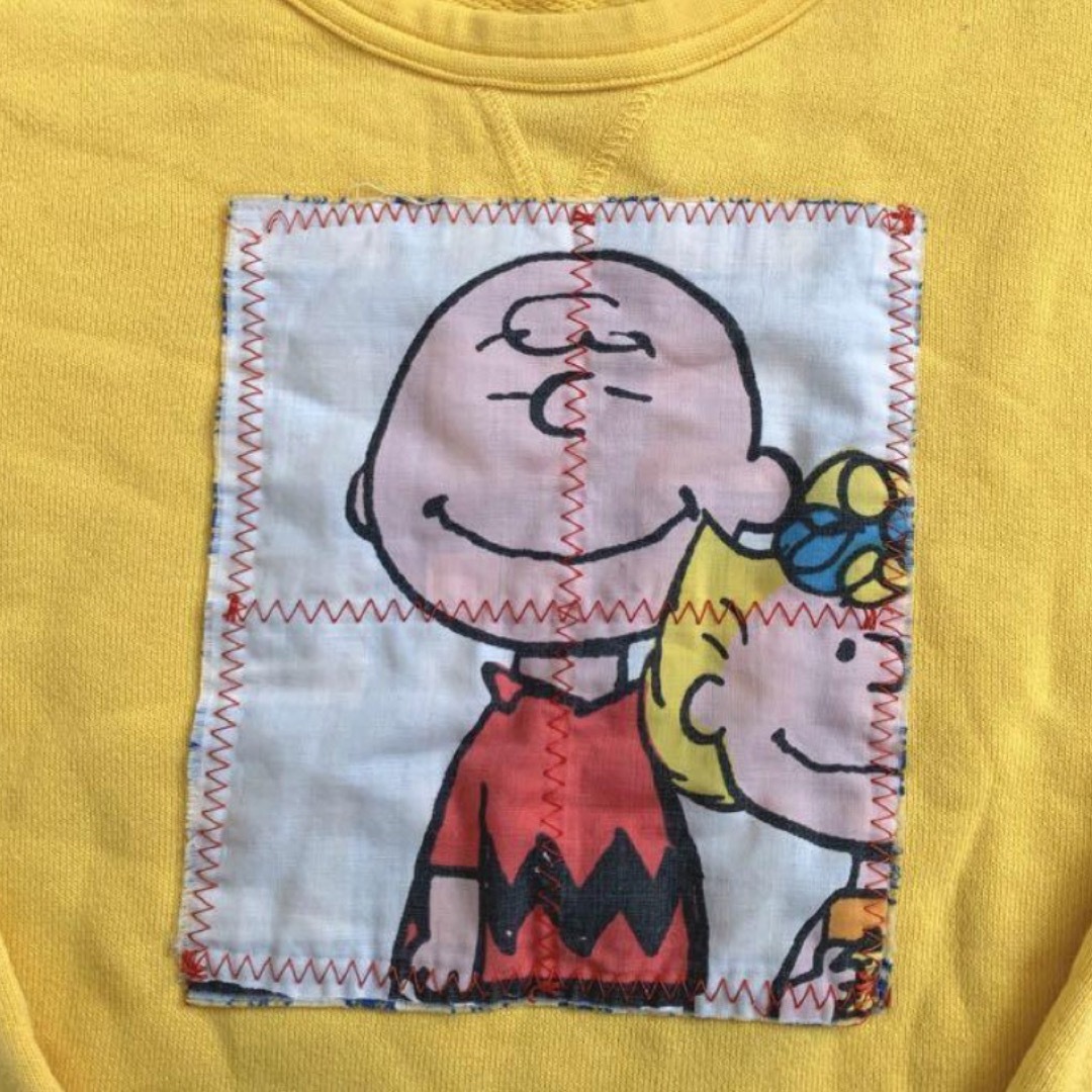 PEANUTS(ピーナッツ)のPEANUTS ヴィンテージ　トレーナー 100cm 古着 ヴィンテージシーツ キッズ/ベビー/マタニティのキッズ服男の子用(90cm~)(Tシャツ/カットソー)の商品写真