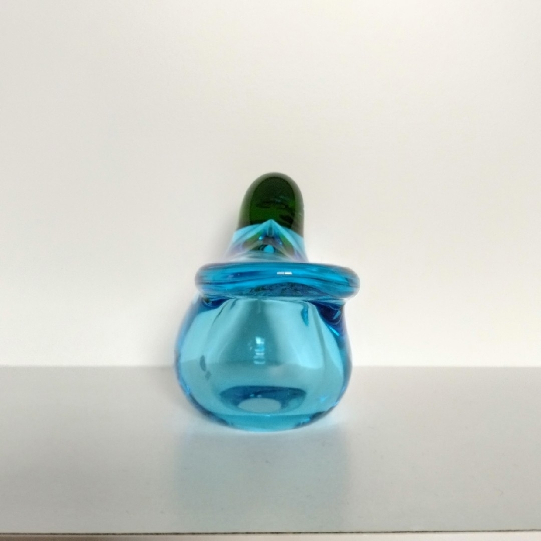 iittala(イッタラ)のイッタラ シエッポ　ライトブルー×グリーン　scope エンタメ/ホビーの美術品/アンティーク(ガラス)の商品写真