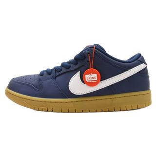 ナイキ(NIKE)のNIKE SB ナイキエスビー DUNK LOW PRO ISO ORANGE LABEL NAVY GUM ダンク ローカットスニーカー イソ オレンジ レーベル ネイビー ガム US10/28cm FJ1674-400(スニーカー)