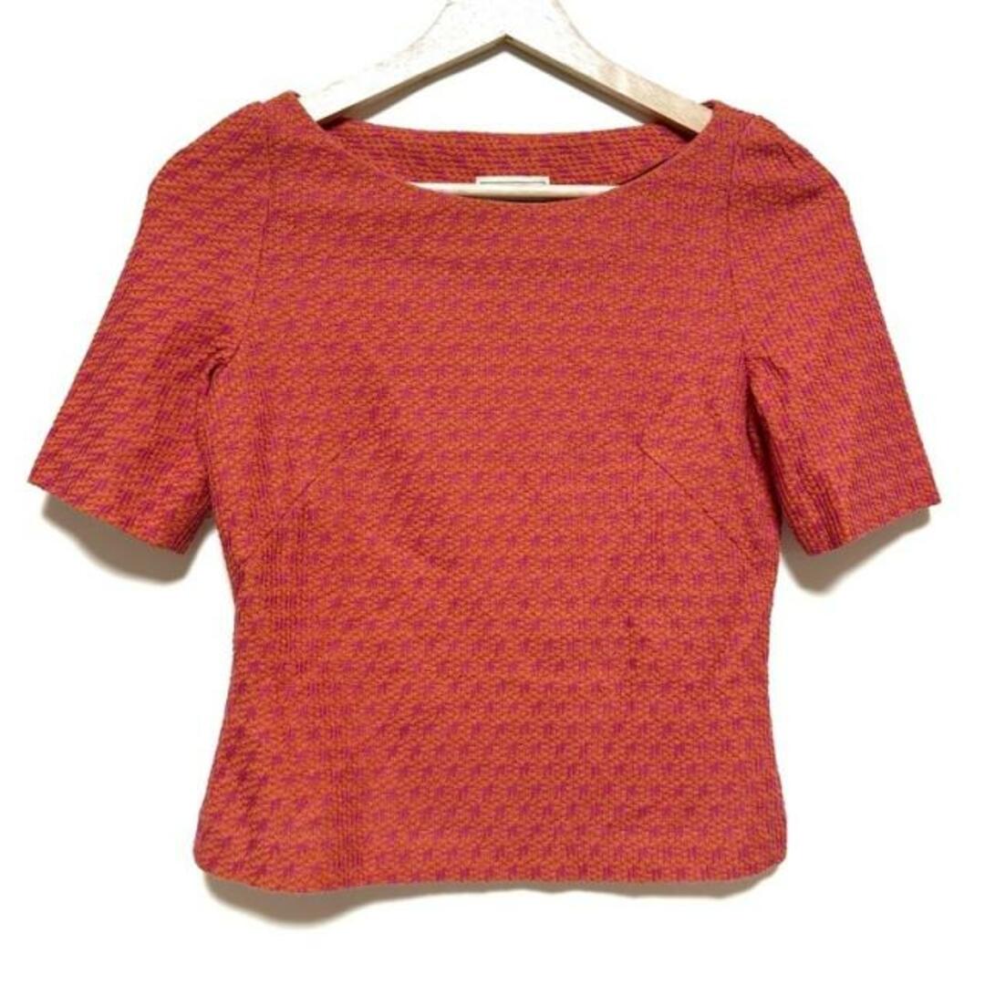 Sybilla(シビラ)のSybilla(シビラ) 半袖カットソー サイズ40 XL レディース - オレンジ×ピンク レディースのトップス(カットソー(半袖/袖なし))の商品写真