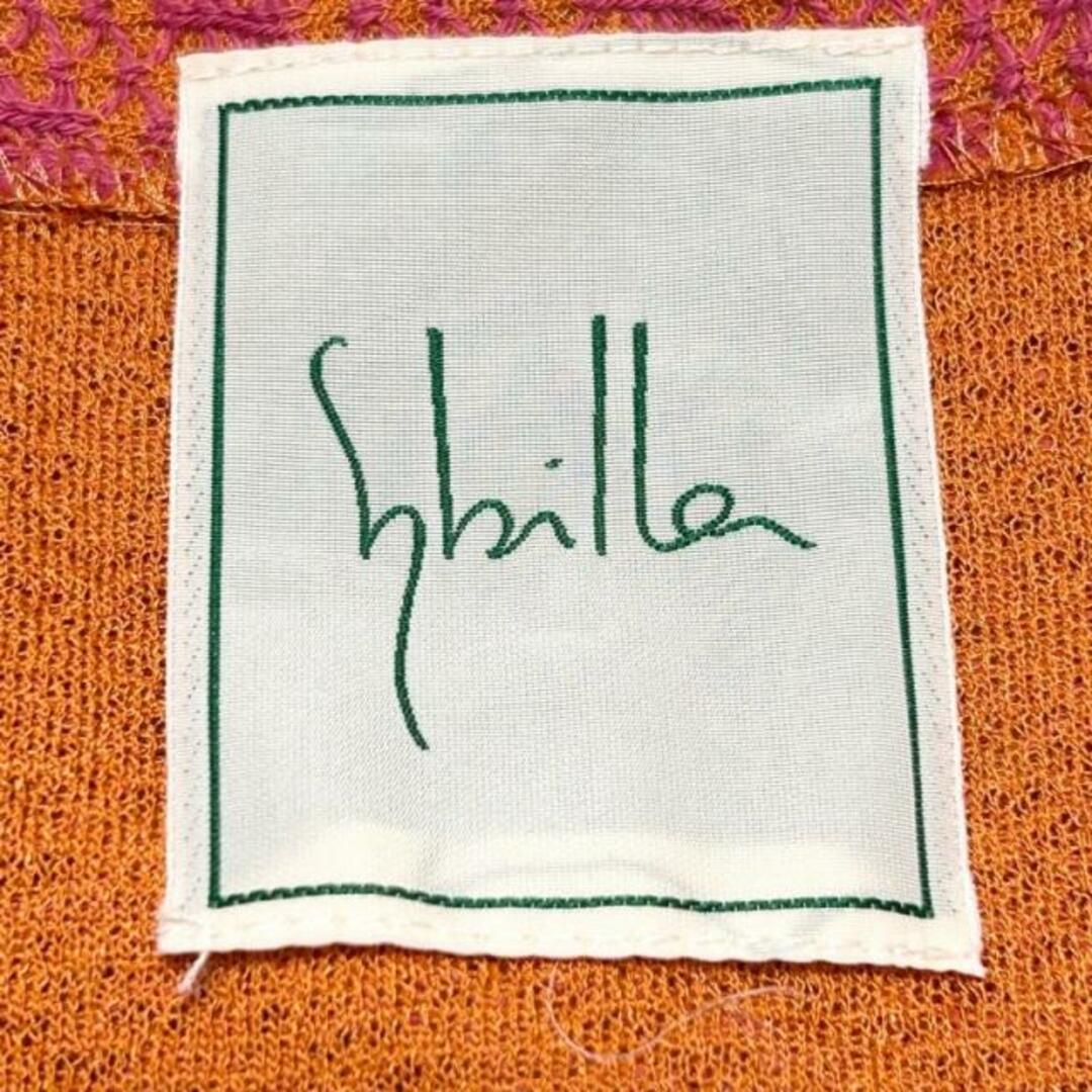 Sybilla(シビラ)のSybilla(シビラ) 半袖カットソー サイズ40 XL レディース - オレンジ×ピンク レディースのトップス(カットソー(半袖/袖なし))の商品写真