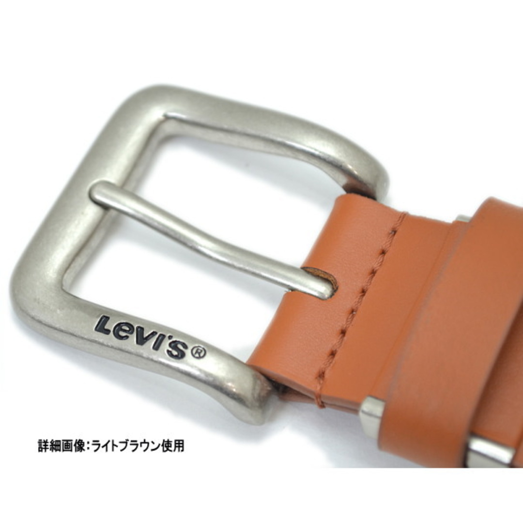 Levi's(リーバイス)のリーバイス 本革 ベルト 35mm 6020 ブラック 黒 ゴルフ カジュアル  レディースのファッション小物(ベルト)の商品写真