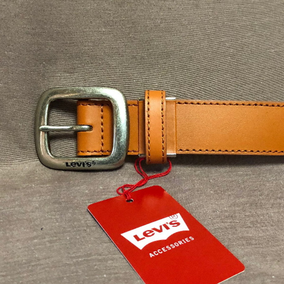 Levi's(リーバイス)の6021 薄茶 リーバイス 本革 ベルト 35mm ライトブラウン メンズのファッション小物(ベルト)の商品写真