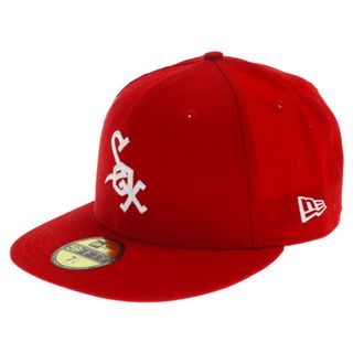 ニューエラー(NEW ERA)のNEW ERA ニューエラ 59FIFTY MLB Chicago White Sox シカゴ ホワイト ソックス ベースボールキャップ 帽子 レッド(キャップ)