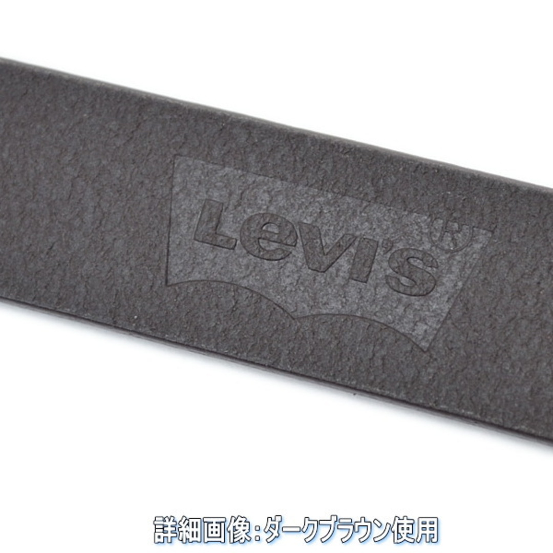 Levi's(リーバイス)の6601BK リーバイス 本革 ベルト 3cm幅 29ミリ ブラック 新品 メンズのファッション小物(ベルト)の商品写真