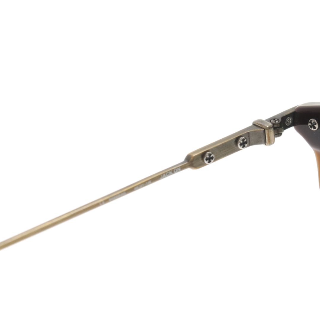 Chrome Hearts(クロムハーツ)のCHROME HEARTS クロムハーツ JACK ON CHクロステンプル ジャックオン ボストン サングラス 眼鏡 カラーレンズ ブラック メンズのファッション小物(サングラス/メガネ)の商品写真