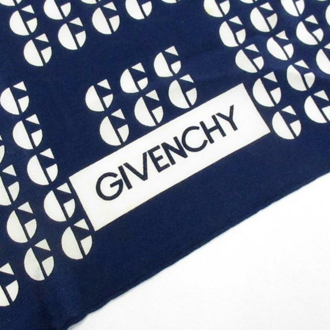 GIVENCHY(ジバンシィ)のGIVENCHY(ジバンシー) スカーフ - ネイビー×アイボリー レディースのファッション小物(バンダナ/スカーフ)の商品写真