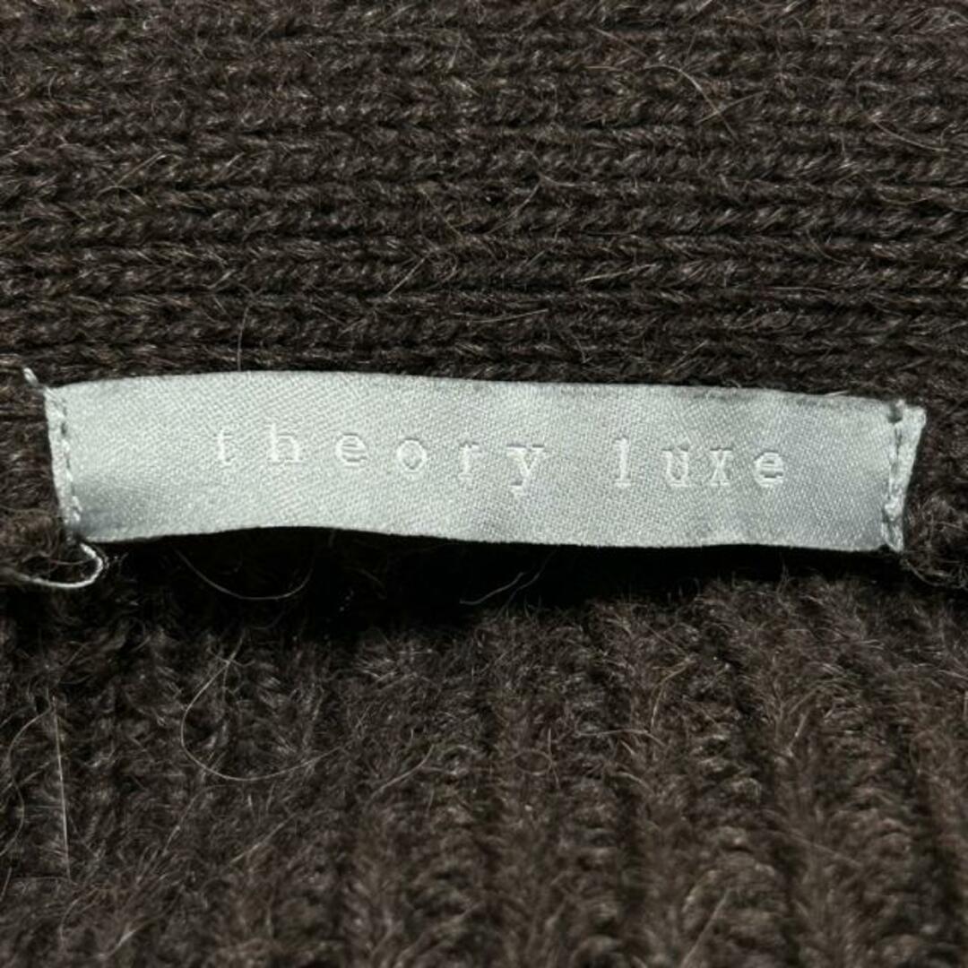 Theory luxe(セオリーリュクス)のtheory luxe(セオリーリュクス) ボレロ サイズ38 M レディース ダークブラウン 半袖 レディースのトップス(ボレロ)の商品写真