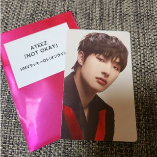 エイティーズ(ATEEZ)のATEEZ ミンギ トレカ NOT OKAY HMV ラキドロ 当選品(アイドルグッズ)