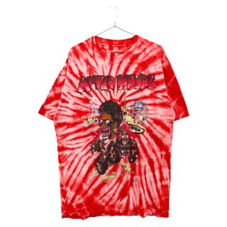 レディメイド(LADY MADE)のREADY MADE レディメイド 20SS×The Weeknd Airbrush Tee HBX Exclusive×ザ・ウィークエンド エアブラシ 半袖Tシャツ カットソー レッド(Tシャツ/カットソー(半袖/袖なし))