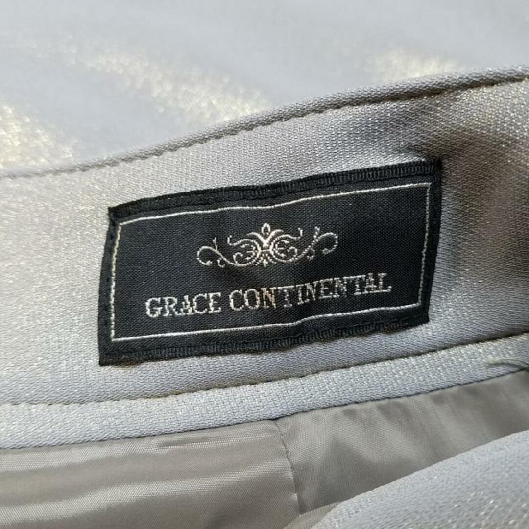 GRACE CONTINENTAL(グレースコンチネンタル)のGRACE CONTINENTAL(グレースコンチネンタル) ロングスカート サイズ36 S レディース美品  - グレー レディースのスカート(ロングスカート)の商品写真