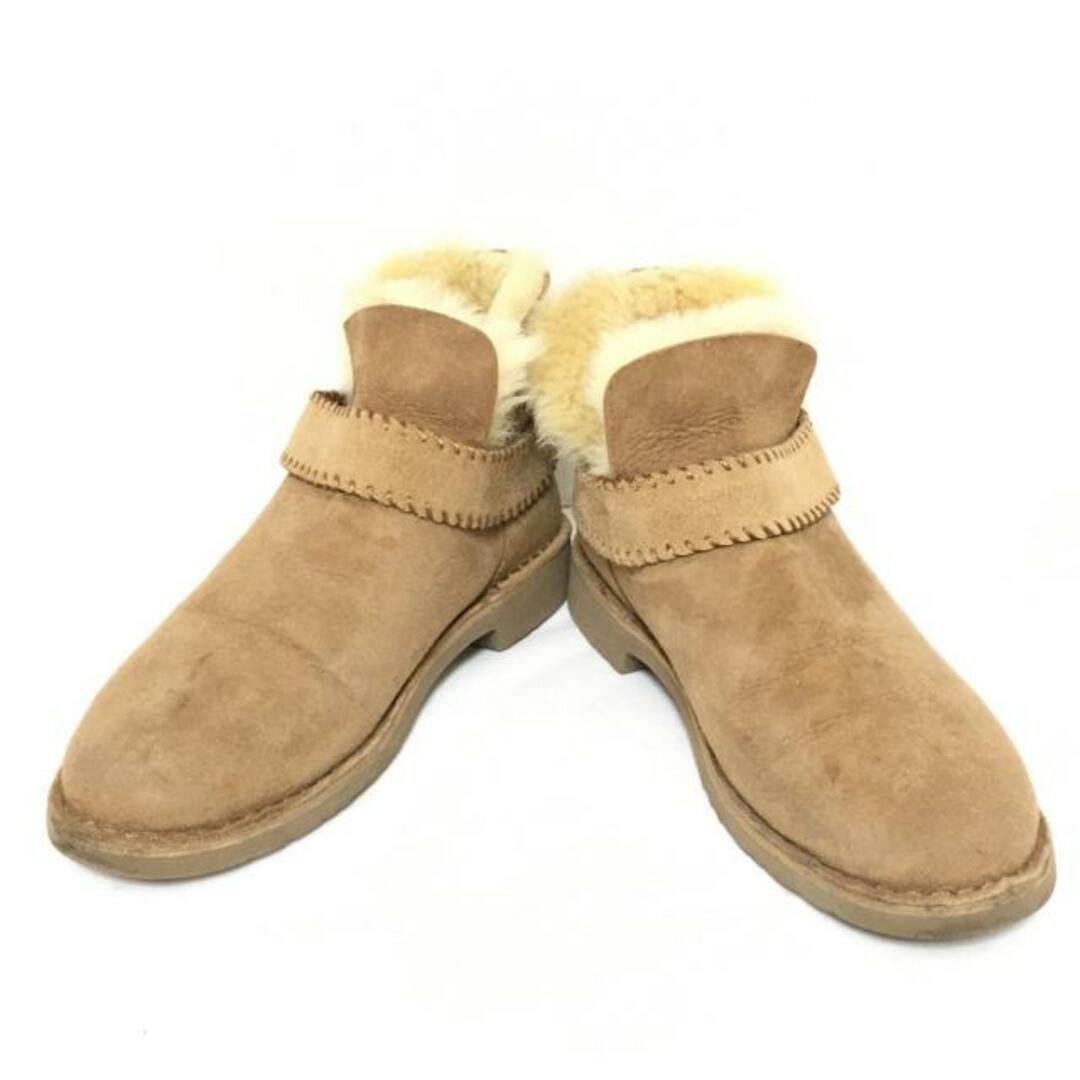 公式直営店 UGG(アグ) ショートブーツ 24 レディース マッケイ 1012358 ライトブラウン ムートン